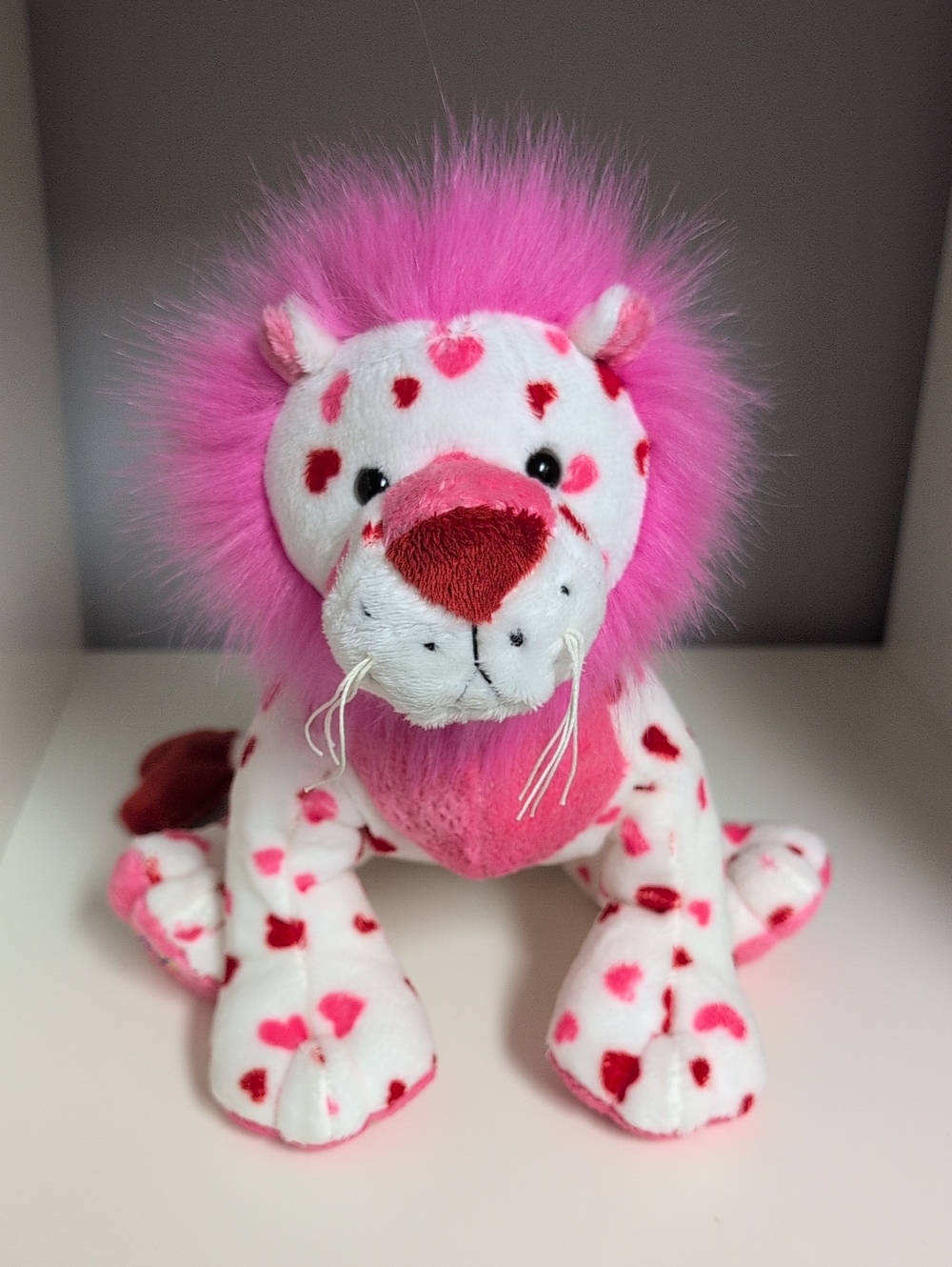 Webkinz Love Lion No Code Y2k Collectible Plush GANZ EUC
